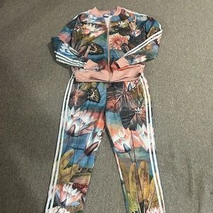 Adidas Floral Tracksuit